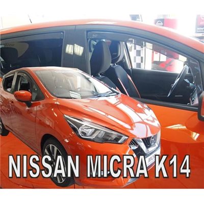 Ανεμοθραύστες Nissan Micra K14 5D 2017+ 4τμχ Heko ΑΝΕΜ.SET24297