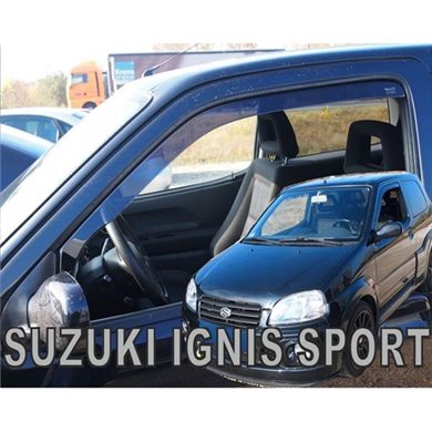 Heko Suzuki Ignis Sport 3d 2000-2006 Ζευγαρι Ανεμοθραυστες Απο Ευκαμπτο Φιμε Πλαστικο Heko - 2 Τεμ. ΑΝΕΜ.28613